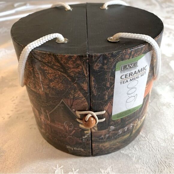 Terry Redlin Tea Cup 3.5” Morning Sunrise New in Box  Lang Ceramic Gorgeous - Picture 3 of 12